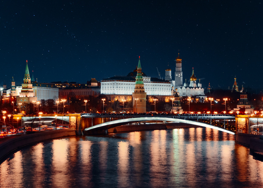Московский кремль. Вид с Патриаршего моста