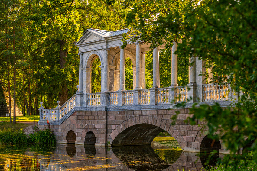 Мраморный мост в Екатерининском парке