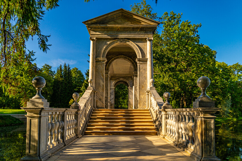 Мраморный мост в Екатерининском парке