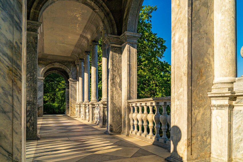 Мраморный мост в Екатерининском парке